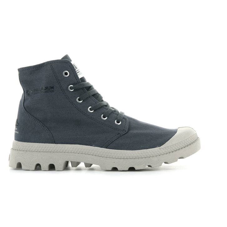 Pánské Boty Palladium Pampa Hi Organic II Tmavě Blankyt | CZ JAG-38E